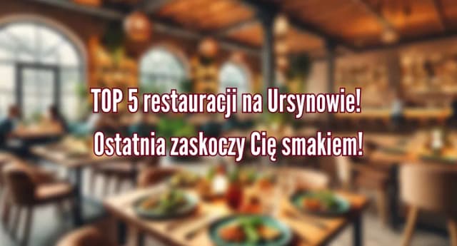 Warszawa gdzie zjeść: Odkryj najlepsze miejsca na wyjątkowy posiłek